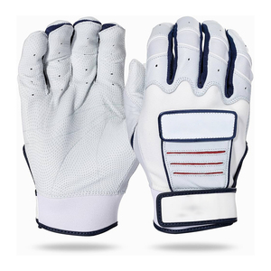 Direct Factory Supplied Top Quality Softball Baseball Batting <b>Gloves</b> Goatskin Leather Customized Logo Design Beisbol Guantes - Product Image 1