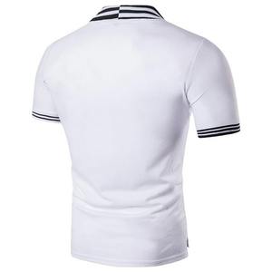 T-shirt pour homme en polyester/coton tricoté, design personnalisé de haute qualité, avec logo et tailles sur mesure, commandes en gros - Product Image 5