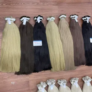 ผ้าผมยุโรปคุณภาพสูงกลุ่มผมมนุษย์สําหรับถักผ้าไม่ทอใช้กับต่อผมผ้าอัจฉริยะ - Product Image 1