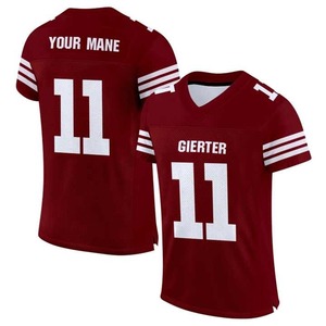 เสื้อฟุตบอลอเมริกันพิมพ์ลายดิจิทัลแบบกำหนดเองระบายอากาศได้ดีกันแบคทีเรียแห้งเร็วไซส์ใหญ่พิเศษฤดูร้อน - Product Image 2