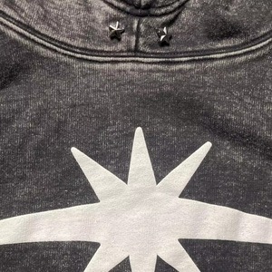 Sudadera con capucha para hombre ODM personalizada de alta calidad de peso pesado Sudadera con capucha en blanco lavado ácido vintage de gran tamaño - Product Image 5