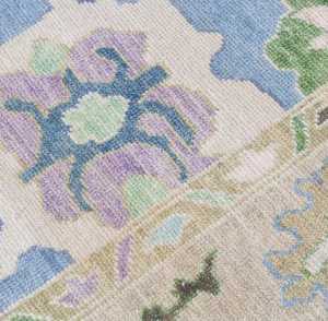 Alfombras de lana fina hechas a mano de lujo modernas, diseño abstracto vibrante anudado a mano suave, tamaño personalizable 5x8 12x14 para oficina en casa - Product Image 6