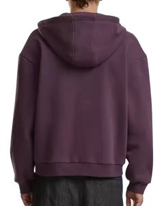 เสื้อสเวตเชิ้ตขนาดใหญ่มีฮู้ดพิมพ์ลายพัฟมีซิปรูดซิปไซส์ใหญ่พิเศษผ้าฝ้าย - Product Image 6