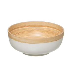 Cuenco para servir de bambú hilado natural de alta venta, ensaladera, vajilla hecha a mano para restaurantes, venta al por mayor de Vietnam - Product Image 1