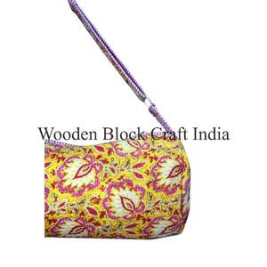 Sac de yoga de haute qualité, personnalisé, pour femmes, en coton, avec fermeture éclair, pour le plein air, sac de rangement de voyage, sac de sport pour toutes les saisons - Product Image 2