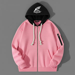 Sudadera con Capucha Térmica para Hombre, 100% Algodón Transpirable, Estilo Único, Estampado Sólido, Teñido Liso, Básico - Product Image 3