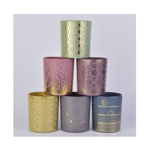 Pot à bougie en métal en acier inoxydable au design moderne avec couvercle, magnifique pot à bougie pour la décoration à la maison, les dîners - Product Image 2