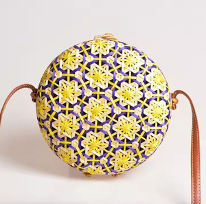 Bolsas de bambú de moda vintage ecológicas Cierre de cremallera hecho a mano elegante sostenible de Viet Fargimex - Product Image 3