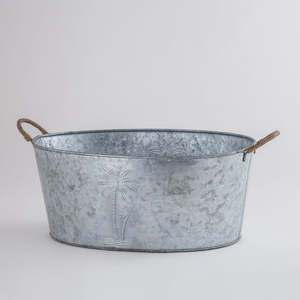 ถังน้ำแข็งโลหะชุบสังกะสีสำหรับเครื่องดื่มไวน์ตู้แช่น้ำแข็งกลางแจ้งและในร่มแฮนด์เมดปรับแต่งได้ - Product Image 2