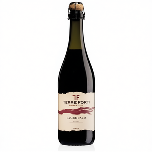 Lambrusco Emilia Amabile IGT 750ml Semi-Sweet Italian Sparkling Red <b>Wine</b> 6 Bottles Per Box From Terre Forti - Product Image 2