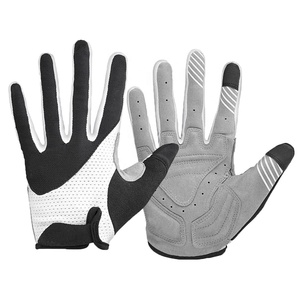 Vente directe du fabricant Gants de cyclisme d'été pour hommes et femmes Doigts longs Fins Respirants Gel Grip Racing Écologiques - Product Image 1