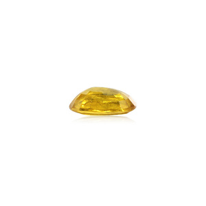 Zafiro Amarillo Natural - Gema Facetada de 8.75 Quilates Color Peridoto con Formas Ovaladas y Marquesa de Turmalina - Product Image 2
