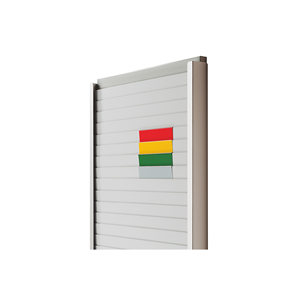 Cardplan - Sistema de inserción Ángulo semáforo, para insertar, Rojo, 10 uds. / Pack., A5 apaisado 60 x 215mm (H x B) - KAN-AMPE - Product Image 1