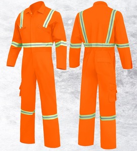 Overol de Trabajo de Algodón Puro Reflectante con Múltiples Bolsillos para Mayor Seguridad y Comodidad - Product Image 6