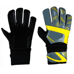 Premium Leather Goalkeeper Gloves Professional Outdoor Use with Strong Grip <b>Finger</b> Protection German Latex Silicone Printed - Product Image 3