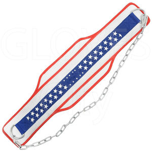 Best Quality <b>Heavy</b> <b>Duty</b> Neoprene Dip Belt With <b>Chain</b> Industrial Strength Steel <b>Chain</b> GLOVES City Fitness Training Dip Belts - Product Image 3