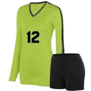 Camiseta de Voleibol Sublimada Ligera de Alta Calidad para Mujer, Diseño Personalizado para Ganadoras, Conjunto de Uniforme de Voleibol - Product Image 3