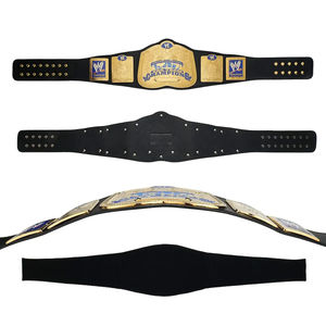 เข็มขัดแชมป์โลกเฮฟวี่เวท Ronpex รุ่น Big Gold หนา 1.5 ซม. ทำจากทองเหลืองและสังกะสี หุ้มหนัง ปรับแต่งได้ สำหรับผู้ใหญ่ - Product Image 4