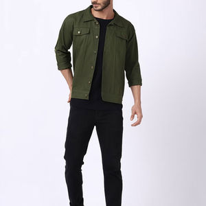 2025 nouvelle veste en jean de haute qualité pour hommes au design tendance prix de gros veste en jean sur mesure pour hommes - Product Image 4