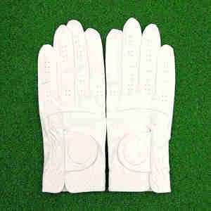 Gants de golf OEM/ODM Service personnalisé de qualité supérieure antidérapants OEM gants de golf pour adultes en peau de mouton respirants de sport gauchers - Product Image 5