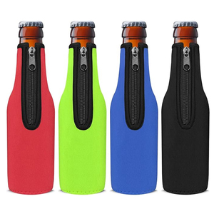 Refroidisseur de canettes de bière en néoprène personnalisé avec logo, manchon isotherme pour événements festifs - Product Image 1