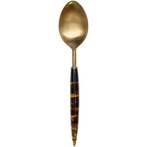 Colección brillante, grado superior, venta al por mayor, fabricante indio, espejo plateado pulido con mango de diseño de fregona, juego de utensilios para servir - Product Image 4