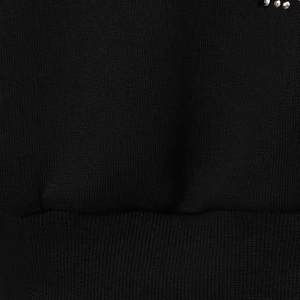 Nueva llegada sudaderas con capucha de diamantes de imitación de invierno de calidad superior ropa informal sudaderas con capucha transpirables con diamantes de imitación para adultos - Product Image 6