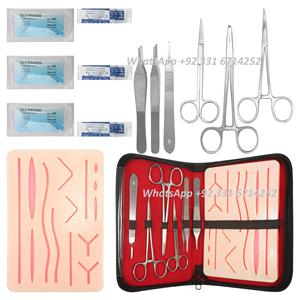 Kit avancé de pratique de suture avec tampon en silicone réaliste pour la formation médicale et la pratique de la chirurgie - Product Image 4