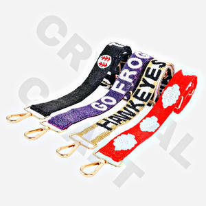 Correa para Bolso de Cuentas de Vidrio Hawkeyes de CRYSTAL CRAFT, Color Personalizado, Estilo Indio, Tamaño Personalizado, Se Acepta Logotipo Personalizado, Modelo de Uso Diario 2035 - Product Image 1