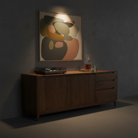 Buffet moderne à deux portes et deux tiroirs, écologique, pour salon, meuble de maison, OEM ODM