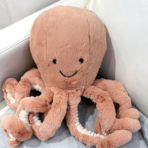 Jelly <b>Cat</b> Large 49cm Pink Octopus Companion Plush Toy for Kids Soft Soothing Holiday <b>Gift</b> Clothing & Accessories - Product Image 5