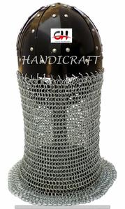 Casco vikingo medieval Casco de espectáculo Casco de batalla. - Product Image 4