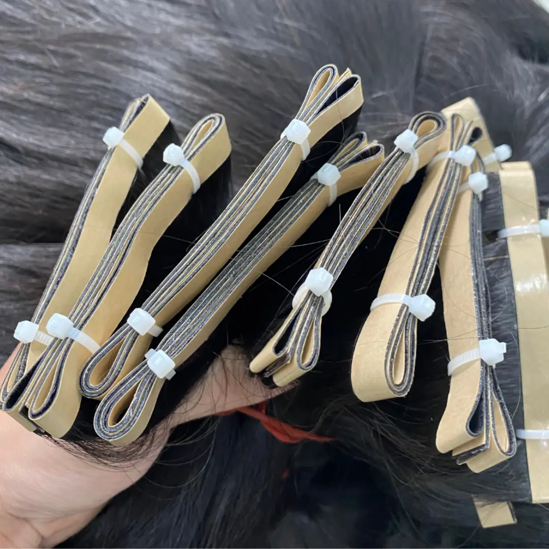 High Quality European Double Drawn Raw Tape In Hair Extensions 100 Human Hair Tape Ins Ombre Natural Remy Vietnamese Raw