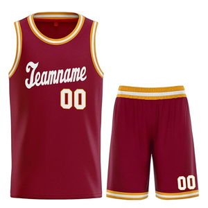 Uniforme deportivo de verano 100% poliéster tendencia Reversible baloncesto Jersey pantalones cortos de baloncesto uniforme de hombre personalizado - Product Image 1