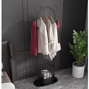 Perchero de Acero Inoxidable con Cesta para Sala de Estar - KPT68011 - Product Image 3