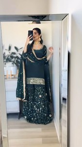 Comprar hermoso juego bordado césped trajes paquistaní Salwar Kameez con Dupatta para la Venta Vestidos de mujer - Product Image 3