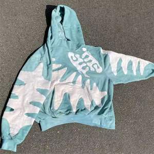 Sudadera con capucha extragrande unisex de doble capa de algodón forrado de lana Vintage pesado con logotipo personalizado de bolsillo patrón impreso de suministro ODM - Product Image 4