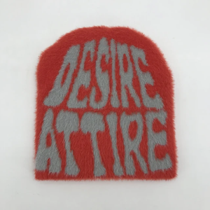 Gorro de punto Jacquard Mohair suave de alta calidad, patrón de impresión de logotipo cálido de invierno personalizado para hombres y mujeres, viajes al aire libre - Product Image 2