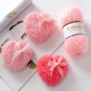 Fil de laine tricoté à la main Misoknit Scrubby 65 couleurs différentes très doux bons produits dans le modèle brut du monde - Product Image 2