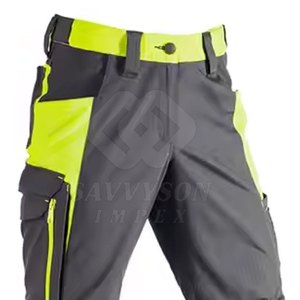 Fashion Clothing <b>Hi</b> <b>Vis</b> Visibility Over Trousers Reflective Safety Work Quality Wear Waterproof Safety <b>Pant</b> for Men Breathable - Product Image 6