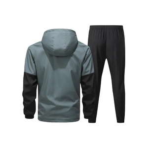 Top Selling Comfortable Breathable Hooded Printed Solid Tracksuits High Quality Sportswear Custom Unisex <b>Jogging</b> <b>Suit</b> 100% - Product Image 3