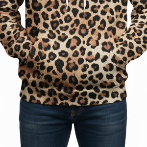 Sudaderas con Capucha con Estampado de Leopardo para Hombre, Nuevo Estilo, Logotipo y Diseño Personalizados, Sudaderas con Capucha para Hombre - Product Image 3