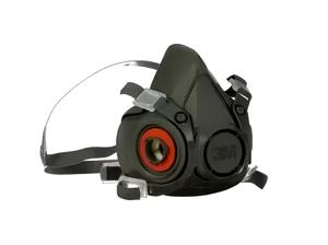 Masque respiratoire demi-visage réutilisable 3M 6300 en TPE, léger et confortable, aide à filtrer les particules et les vapeurs gazeuses - Product Image 4