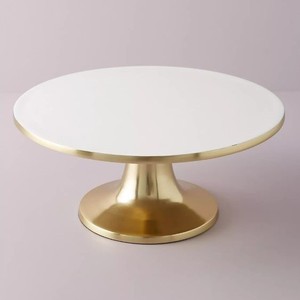 Support à gâteau rond décoratif en bois de manguier avec base, idéal pour la maison et les fêtes, best-seller pour les cupcakes - Product Image 6