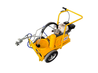 Machine de marquage routier compacte 80 kg 6,5 CV à pulvérisation à froid, traceur de lignes avec pompe à diaphragme sans air 4 L et garantie de 2 ans