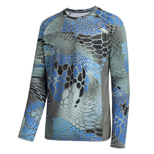 Servicio OEM, Último Diseño, UPF 50, Transpirable, Secado Rápido, Camisetas de Pesca de Alta Calidad, Impresión por Sublimación Personalizada - Product Image 2