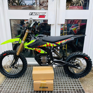 Pour moto électrique tout-terrain Hyper Bee 5000W 25Ah 50.4V, moteur central 3 vitesses, batterie lithium, autonomie 50km, cadre en alliage d'aluminium forgé - Product Image 1