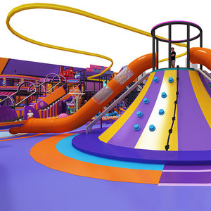 Parc de jeux intérieur à thème <span class=keywords><strong>parcours</strong></span> d'obstacles en haute altitude, aire de jeux en <span class=keywords><strong>bois</strong></span> commerciale pour enfants avec piscine à balles, modèle réel - Product Image 3