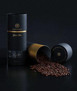 Luxury Gold Foil Food Grade Paper Tube Can Packaging Gift Box Coffee <strong>Coca</strong> <strong>Tea</strong> for Powder Supplement with Air Tight Lids Ends - Product Image 5