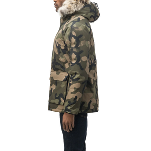 Parka d'hiver épaisse pour homme, grande taille, à capuche, coupe-vent, respirante, écologique, OEM - Product Image 4